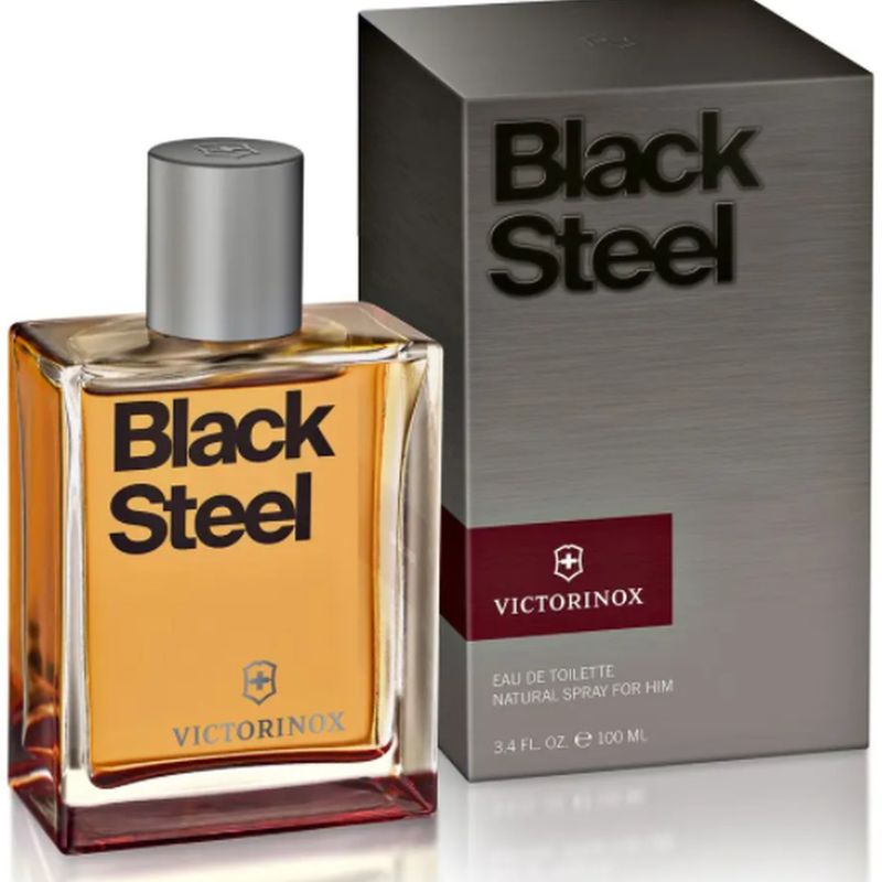 VICTORINOX - Black Steel EDT 100 ML - Victorinox Swiss Army
