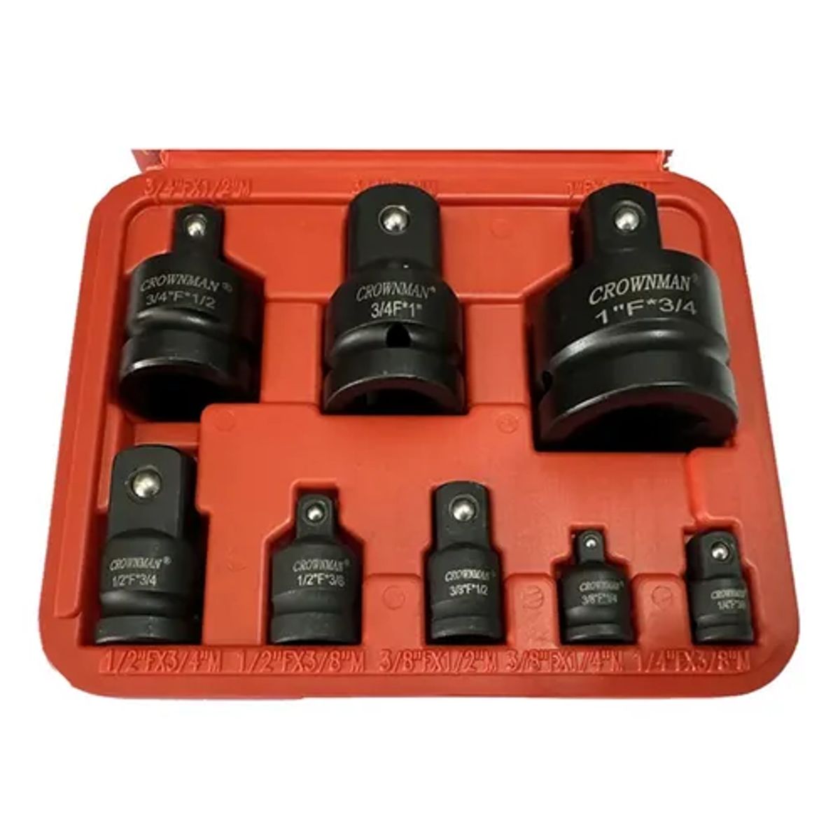 GENERICO - Juegos De Dados Reductores Adaptador 8 Piezas Crownman