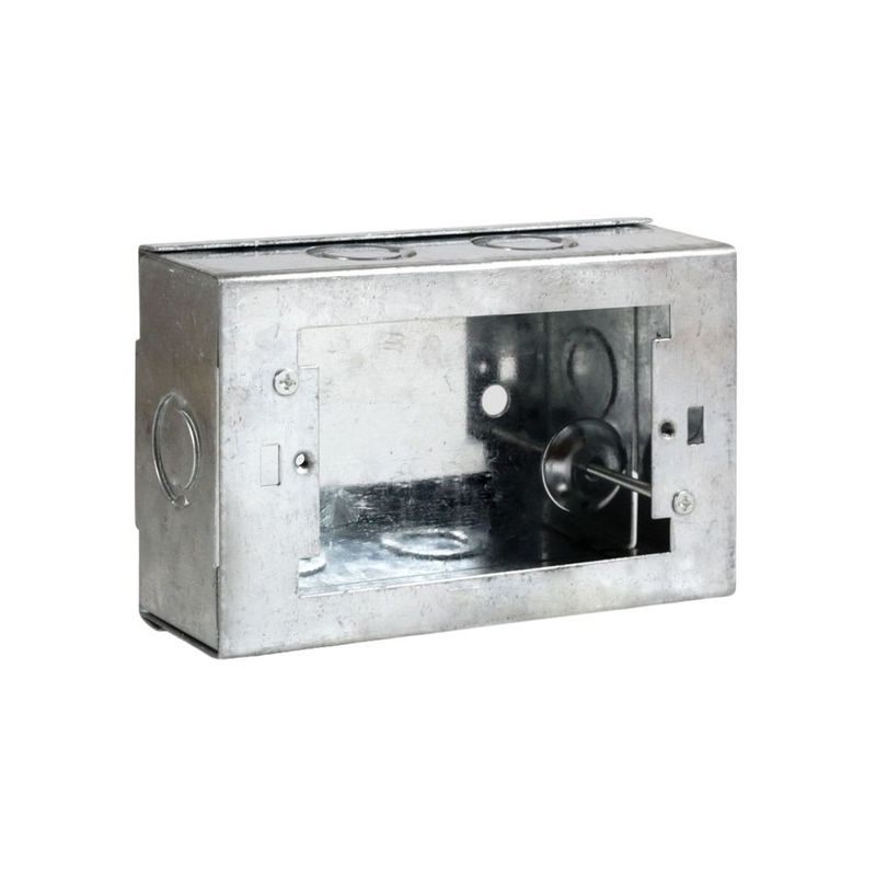 GENERICO - CAJA CHUQUI METALICA PREGALVANIZADA 118X76X40MM