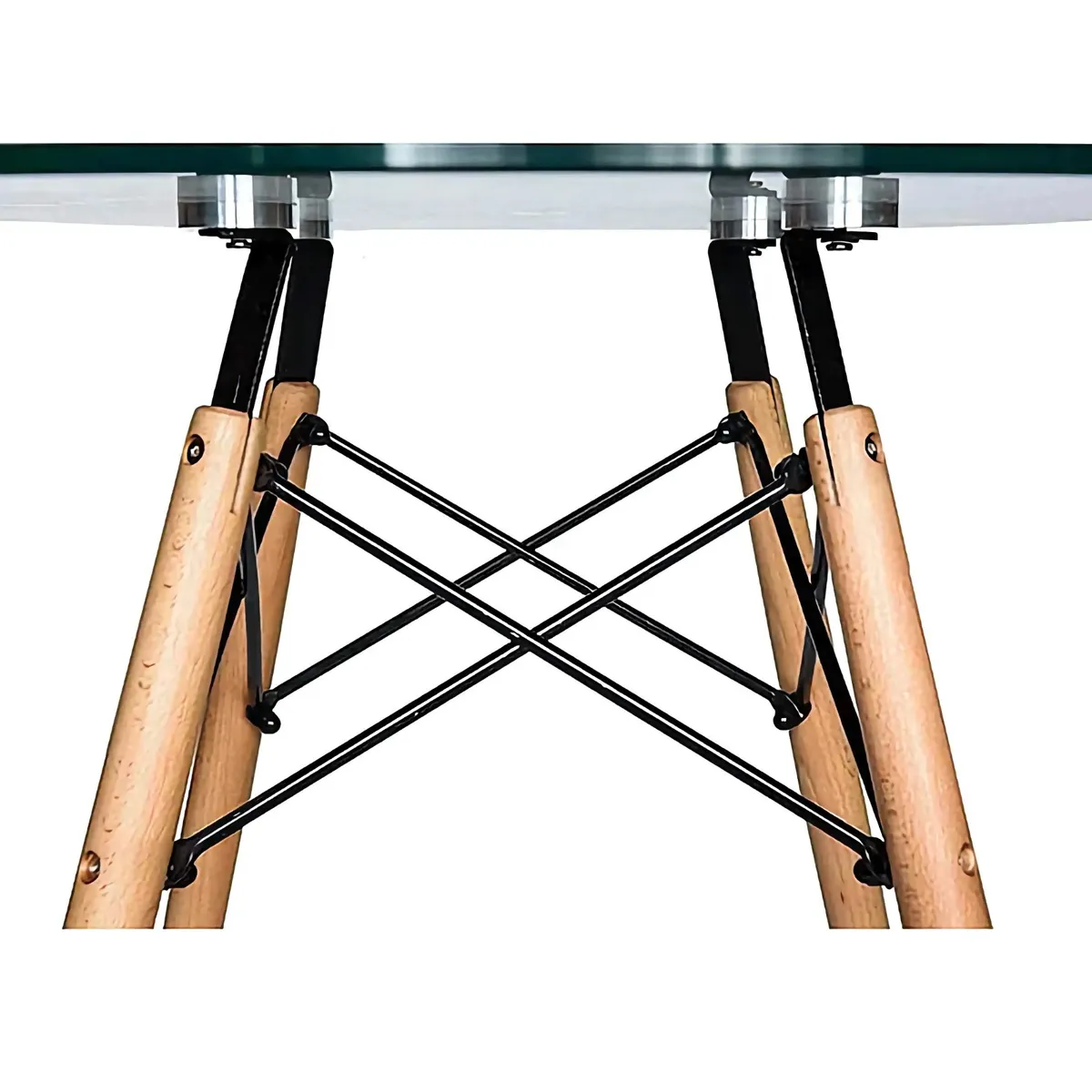 CORI CORI - Mesa de Comedor Eames Redonda 80cms Vidrio