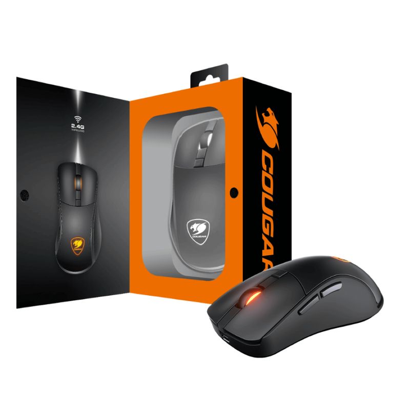 COUGAR - Mouse Gamer - Cougar Superpassion RX - Inalámbrico + Cable - 7200 DPI