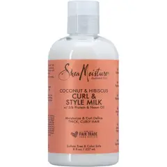 SHEA MOISTURE - Crema para Peinar Coconut & Hibiscus para Rizos y Estilo 237ml