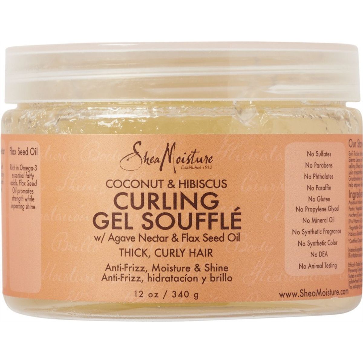 SHEA MOISTURE - Gel Soufflé para Rizos Coconut & Hibiscus 340ml Shea Moisture