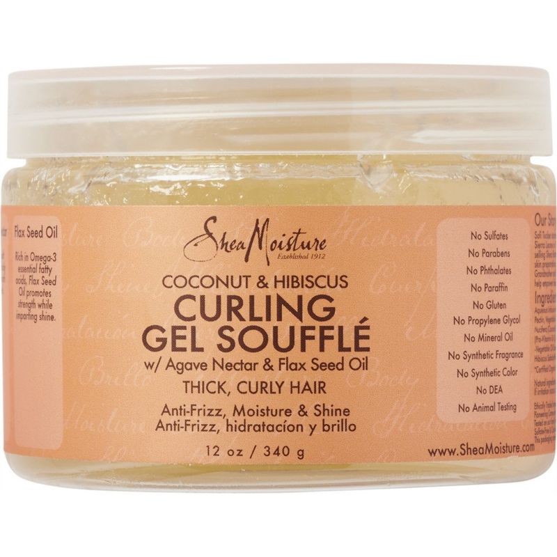 SHEA MOISTURE - Gel Soufflé para Rizos Coconut & Hibiscus 340ml Shea Moisture