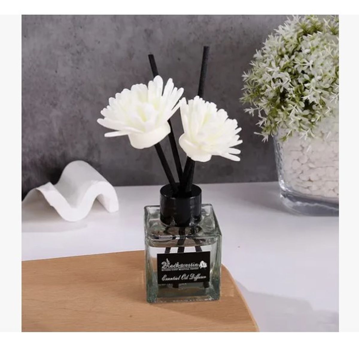 ESHOPANGIE - Difusor Ambiental + Varillas Aromatizador 50 Ml Rosas
