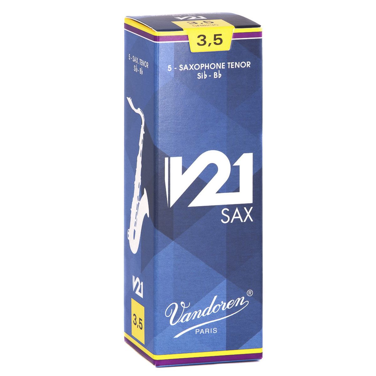 VANDOREN - Caja de cañas Saxo Tenor V21 N. 3.5 SR8235 Vandoren