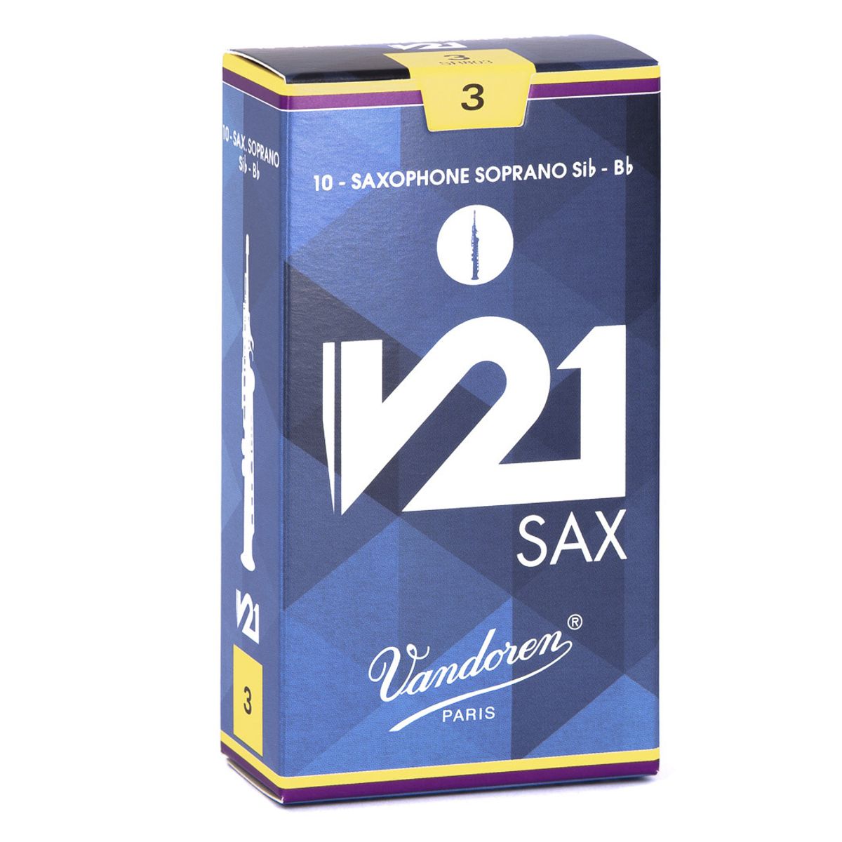 VANDOREN - Caja de cañas Saxo Soprano V21 N. 3 SR803 Vandoren