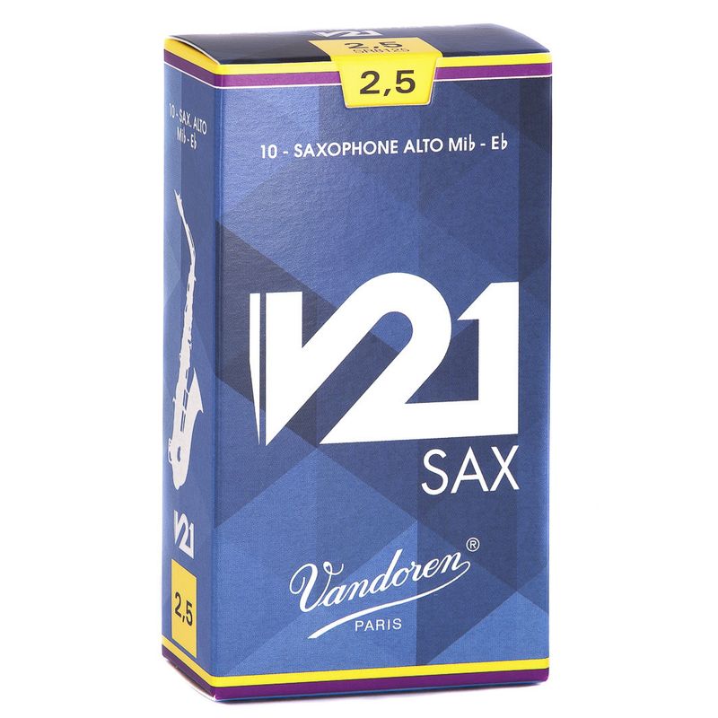 VANDOREN - Caja de cañas Saxo Alto V21 N. 2.5 SR8125 Vandoren