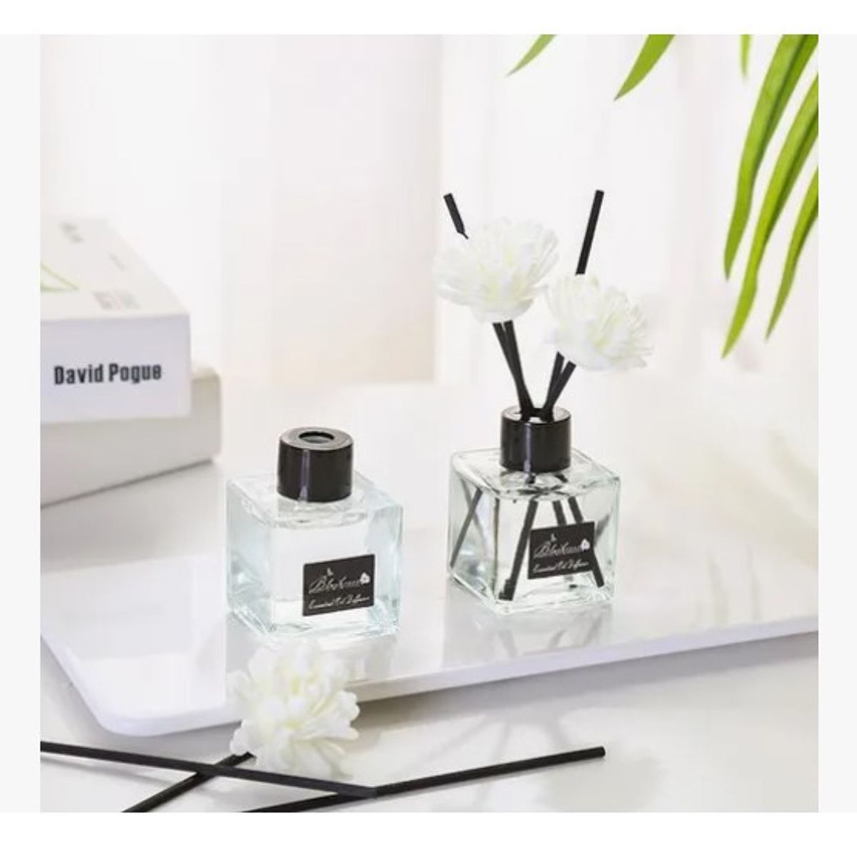 ESHOPANGIE - Pack 4 Difusor Ambiental + Varillas Aromatizador 50 Ml Lavanda