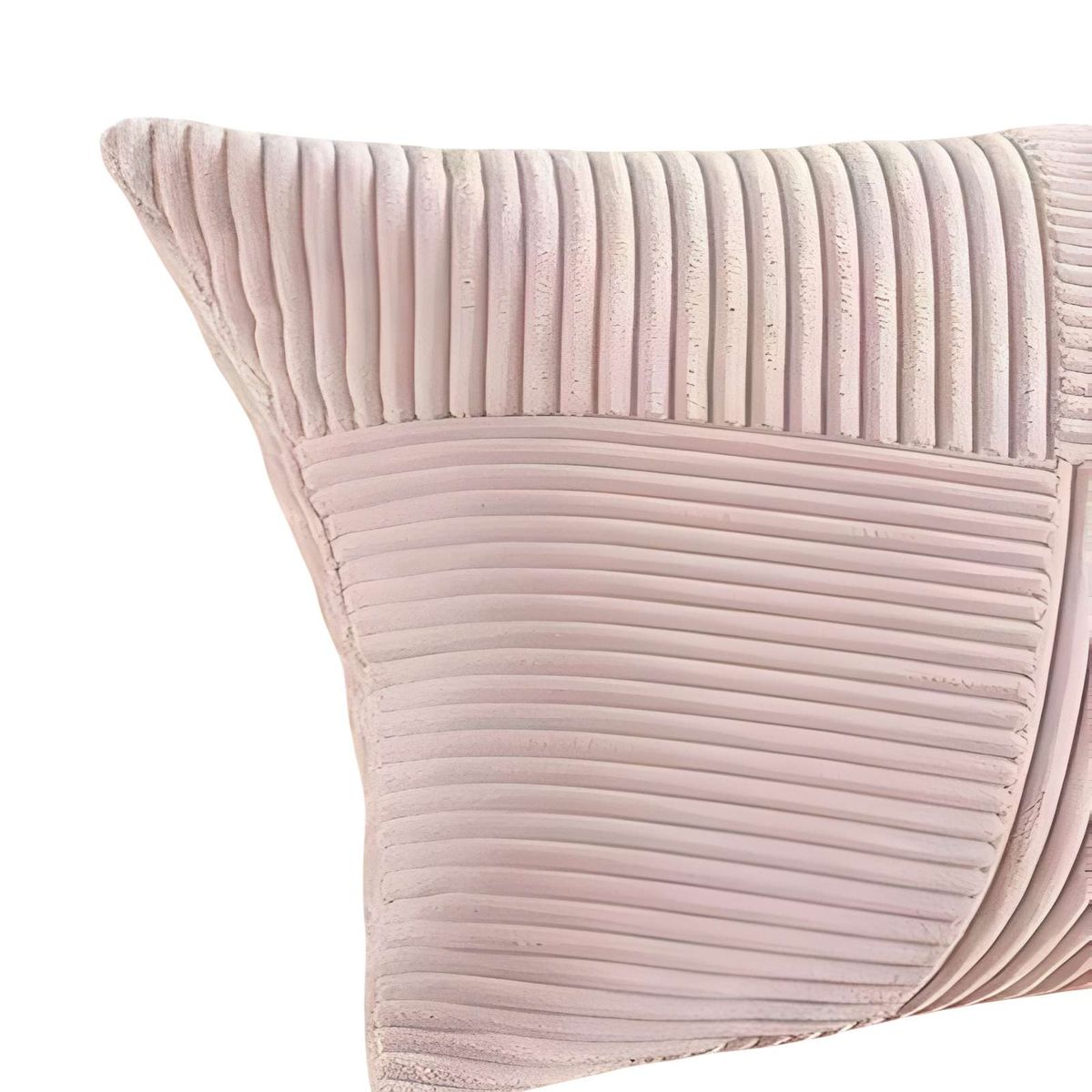 GENERICO - PACK DE 4 FUNDAS DE COJIN FELPA ROSA