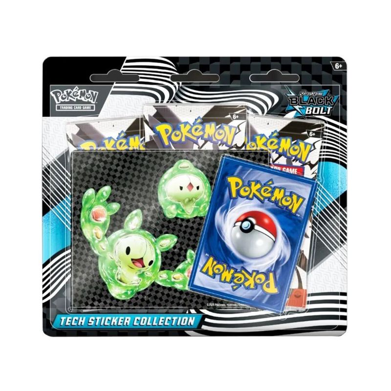 POKEMON - Pokémon Black Bolt Tech Sticker Blister Inglés