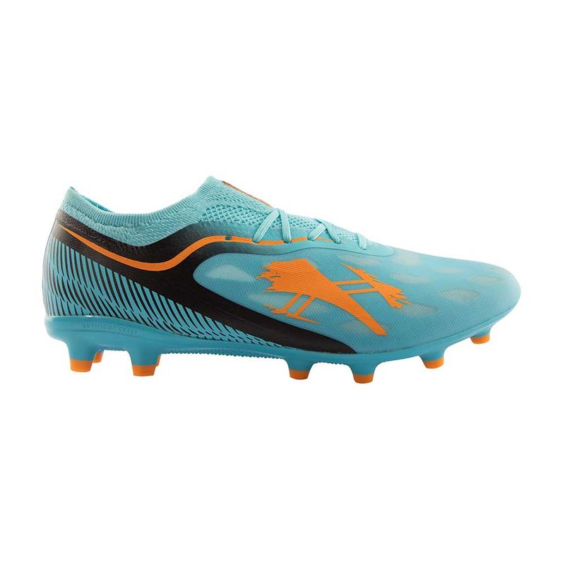 CACIQUE - Zapatillas Futbol Celeste Naranjo Falcon Cac1ke