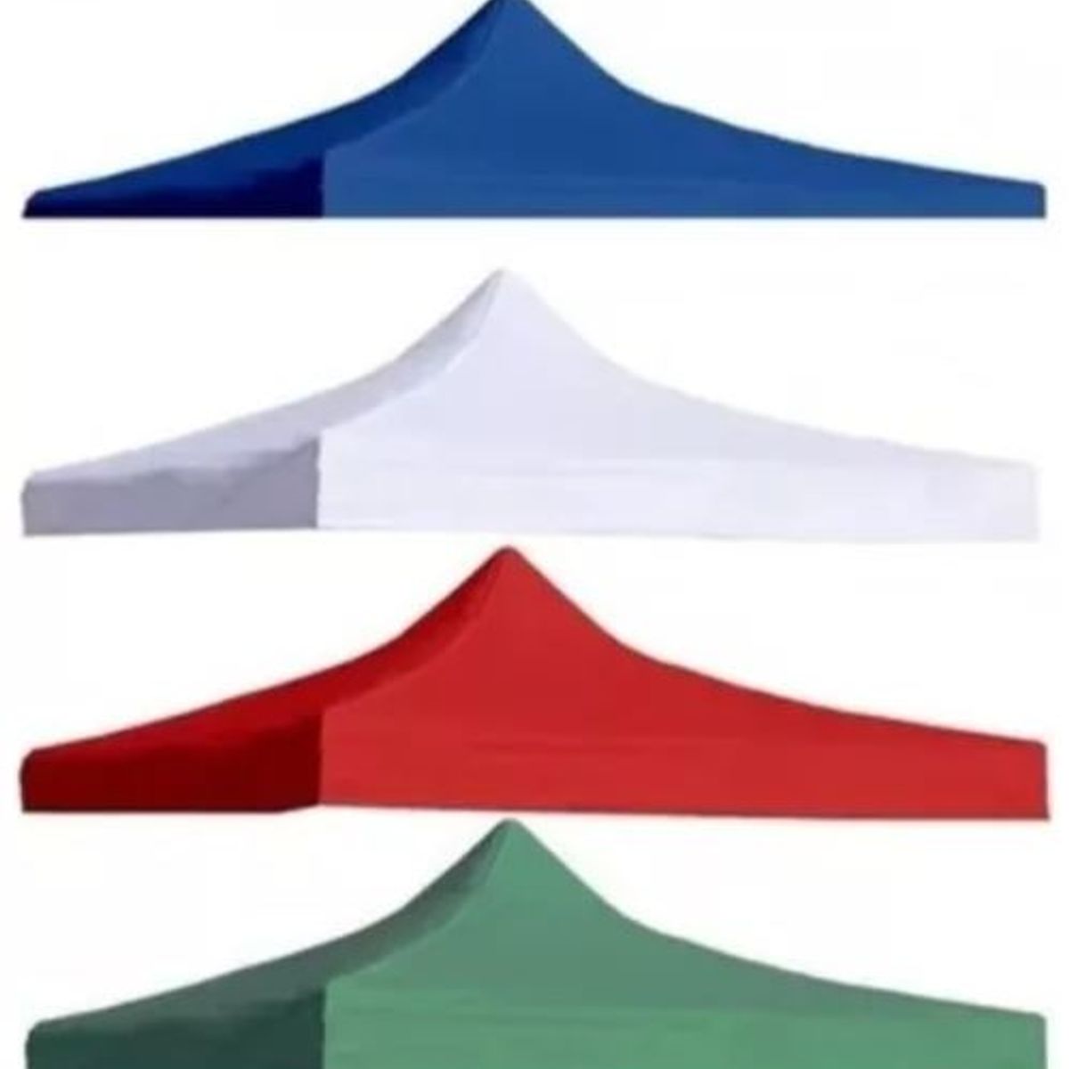 GENERICO - Repuesto Lona Carpa Techo  Plegable 3x3 Engomado Verde