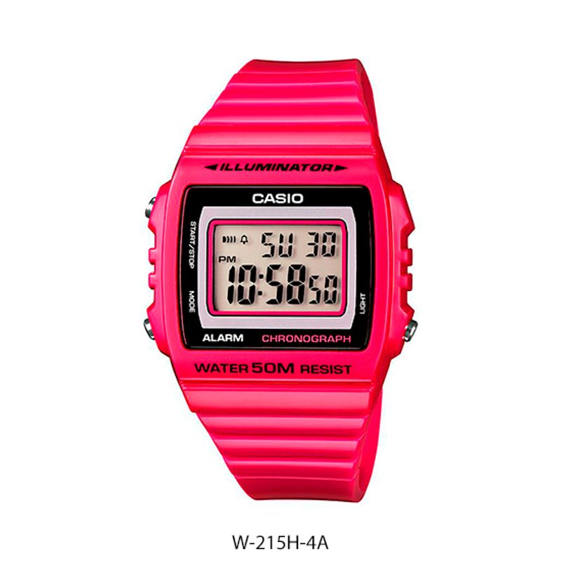 CASIO - RELOJ CASIO W215H-4A MUJER DEPORTIVO