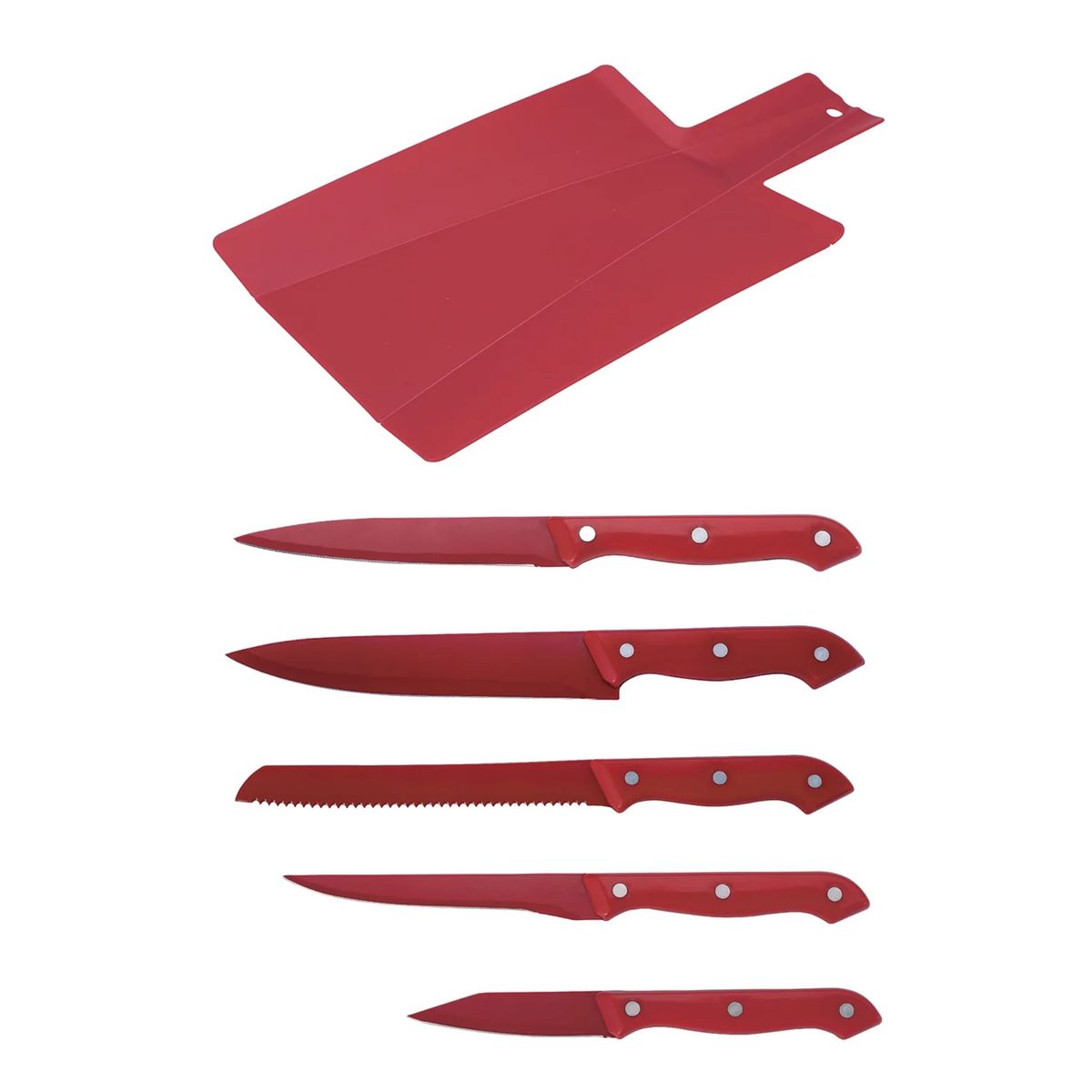 BERGNER - Juego De Cuchillos - Tabla Corte ( 6 Piezas )