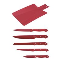 Juego De Cuchillos - Tabla Corte ( 6 Piezas )