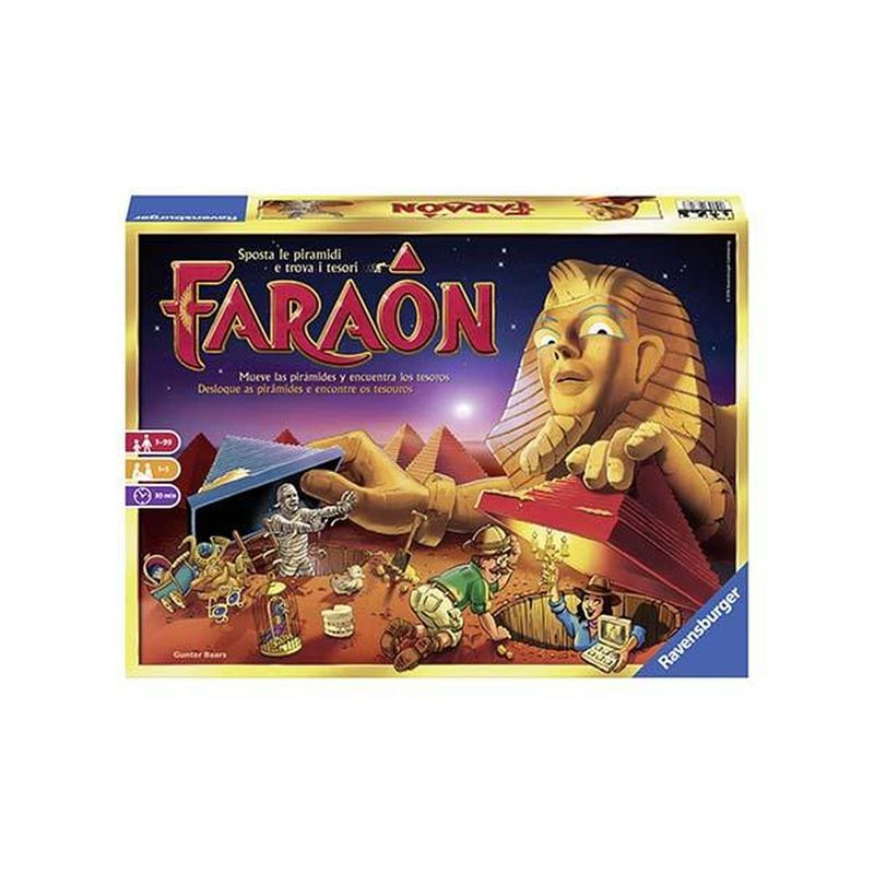 RAVENSBURGER - Ravensburger Faraón Juego de Mesa Estrategia 2-4 Jugadores