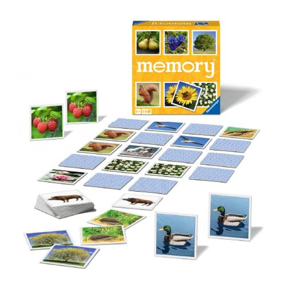 RAVENSBURGER - Juego Memorice Naturaleza