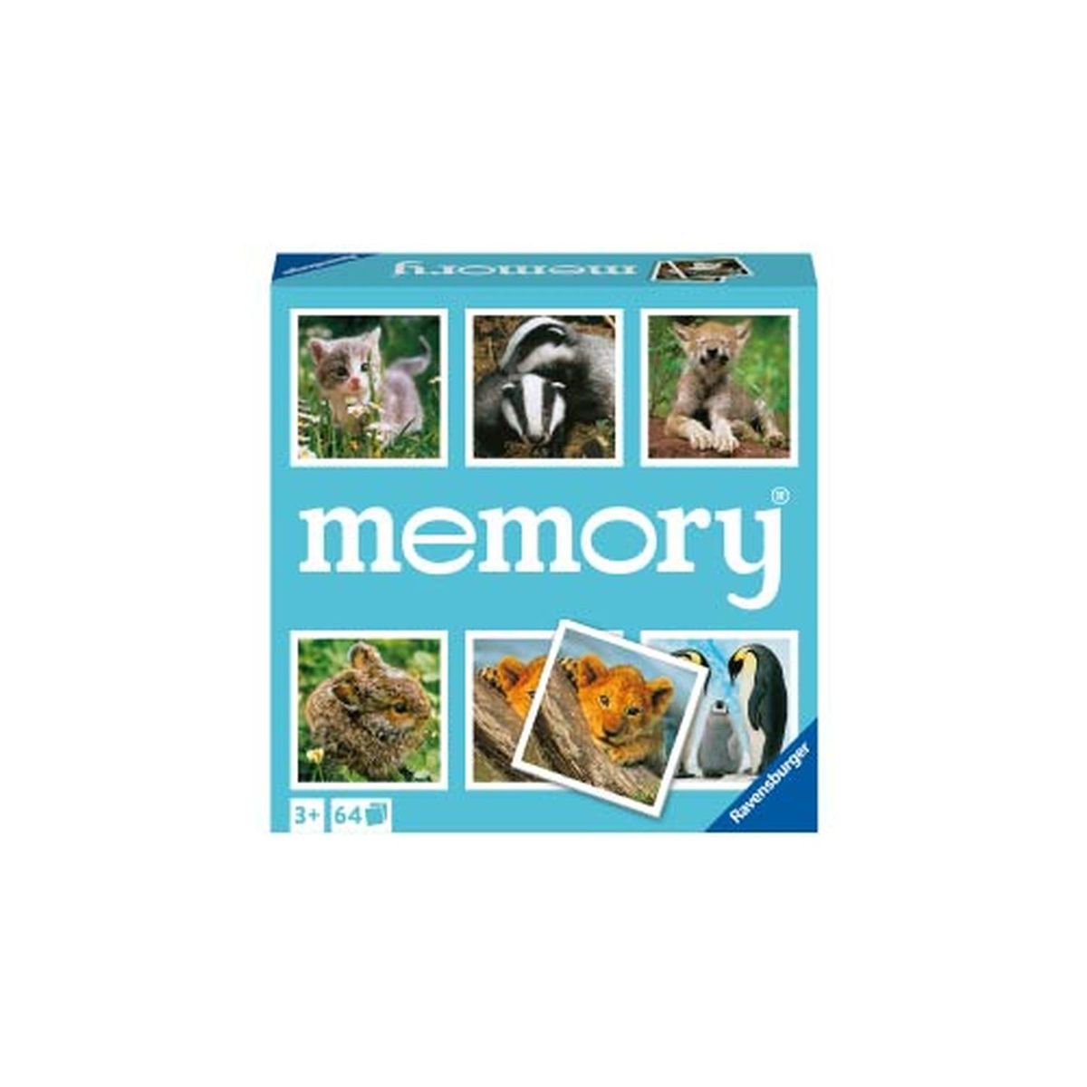 RAVENSBURGER - Juego Memorice de animales