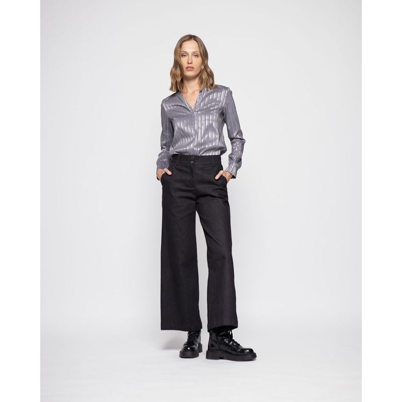 LUDOVICA - Blusa Mujer Salvia Gris Ludovica