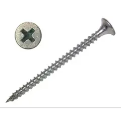 TUHAUS - Tornillo Madera Crs Zincado 6 X 2 Pulgadas 500 Unidades