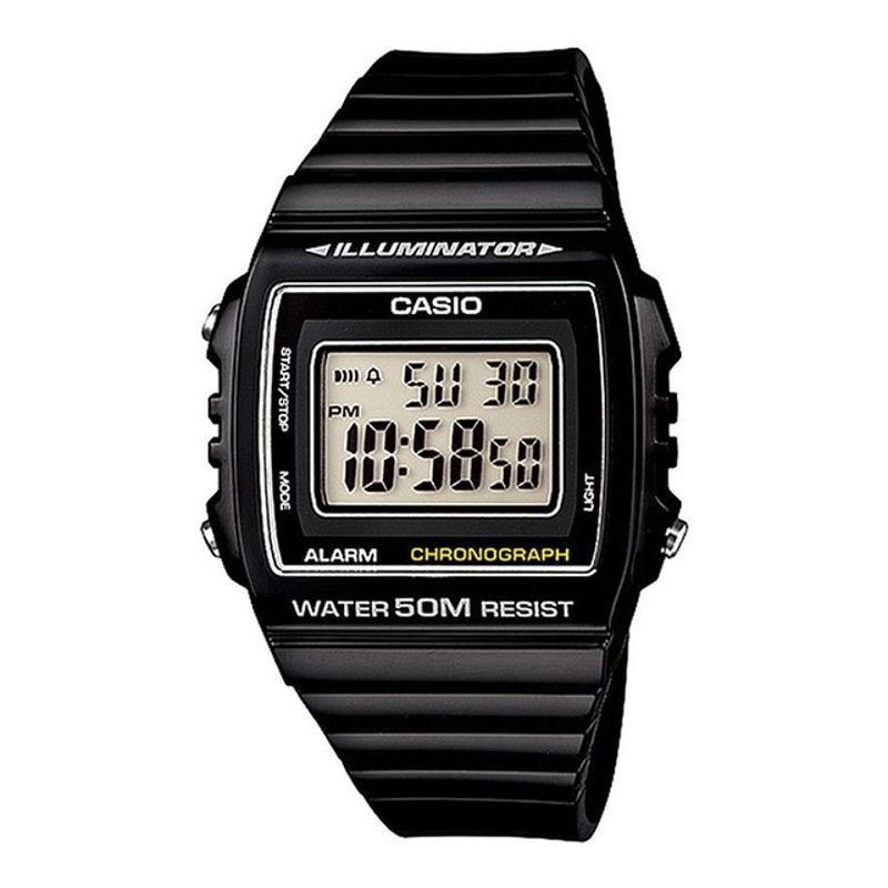 CASIO - RELOJ CASIO W215H-1A DEPORTIVO UNISEX CUADRADO