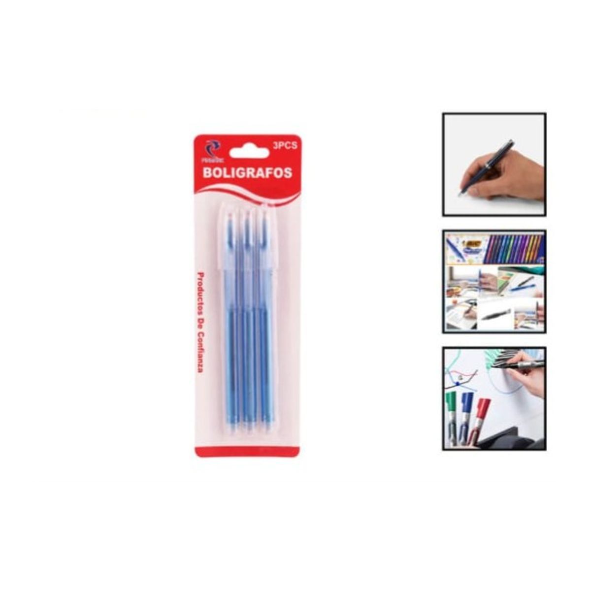 GENERICO - Set 9 Unidades De Lapices Boligrafos  Azules