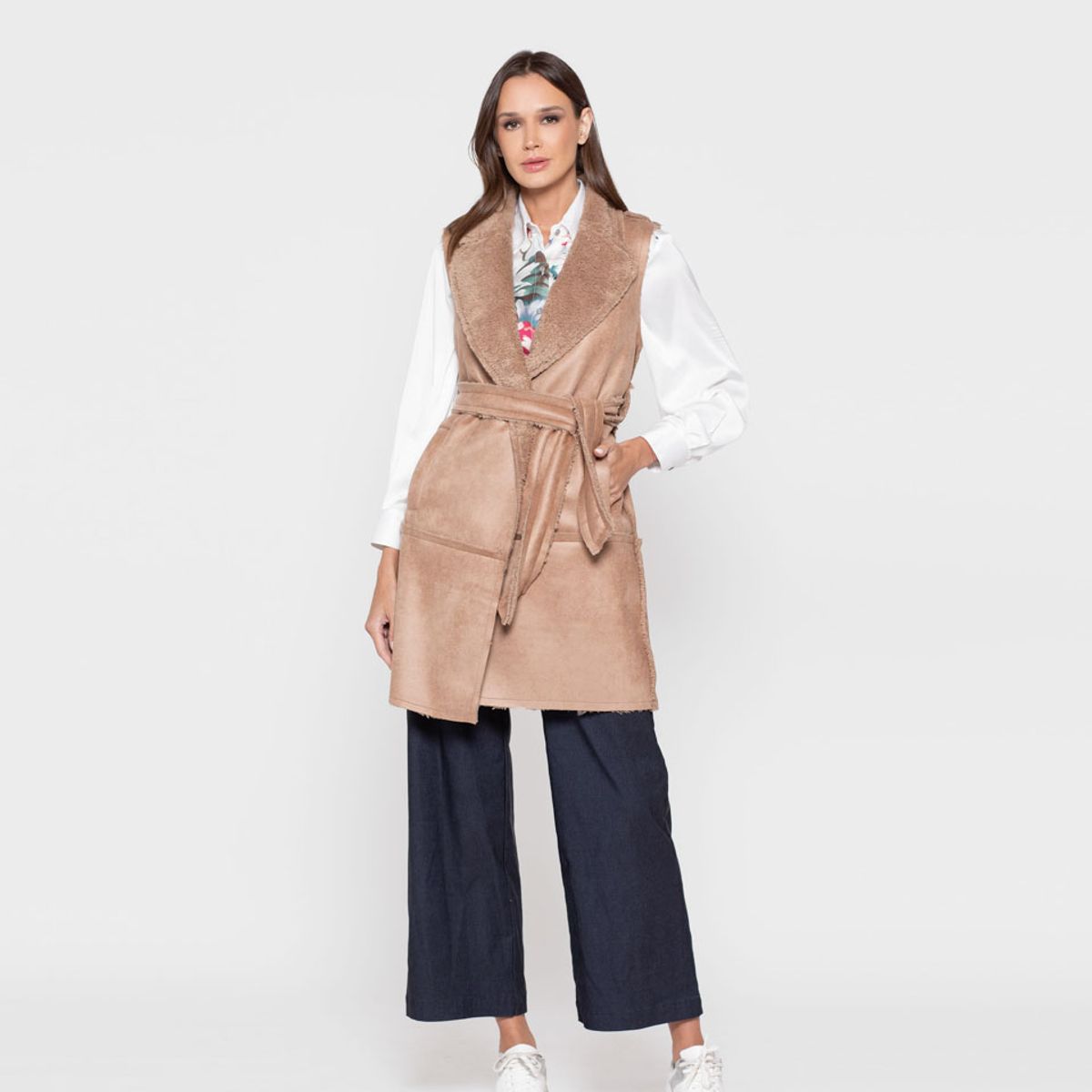 LUDOVICA - Abrigo Mujer Aleli Beige Ludovica