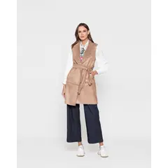 LUDOVICA - Abrigo Mujer Aleli Beige