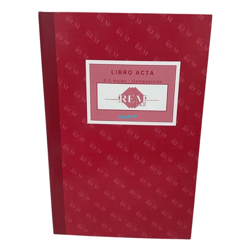 GENERICO - Libro De Acta 50 Hojas Composicion Lineal Foliado