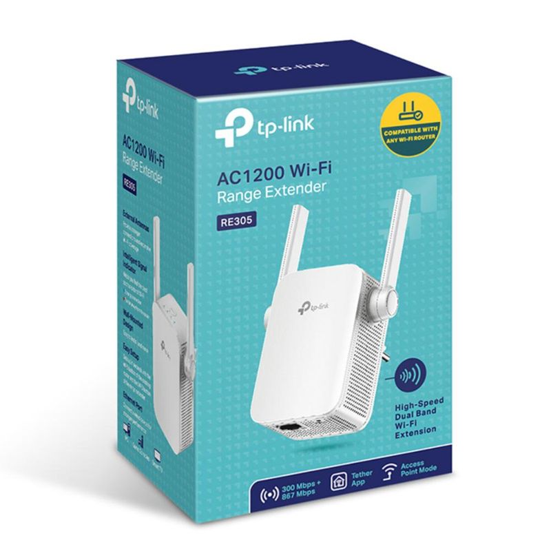 TP LINK - Repetidor Wi-Fi RE305 AC1200
