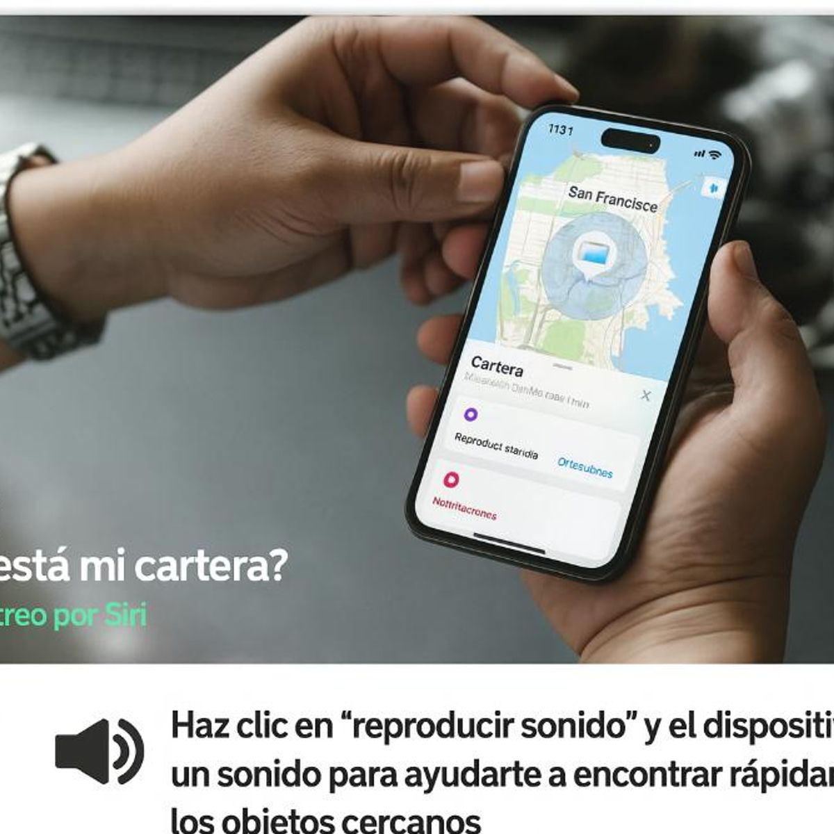 GENERICO - Tarjeta Rastreadora Inteligente Recargable Billetera iPhone