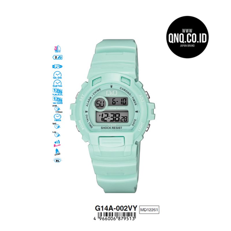 QYQ - RELOJ QYQ G14A-002VY PARA NIÑAS  DEPORTIVO