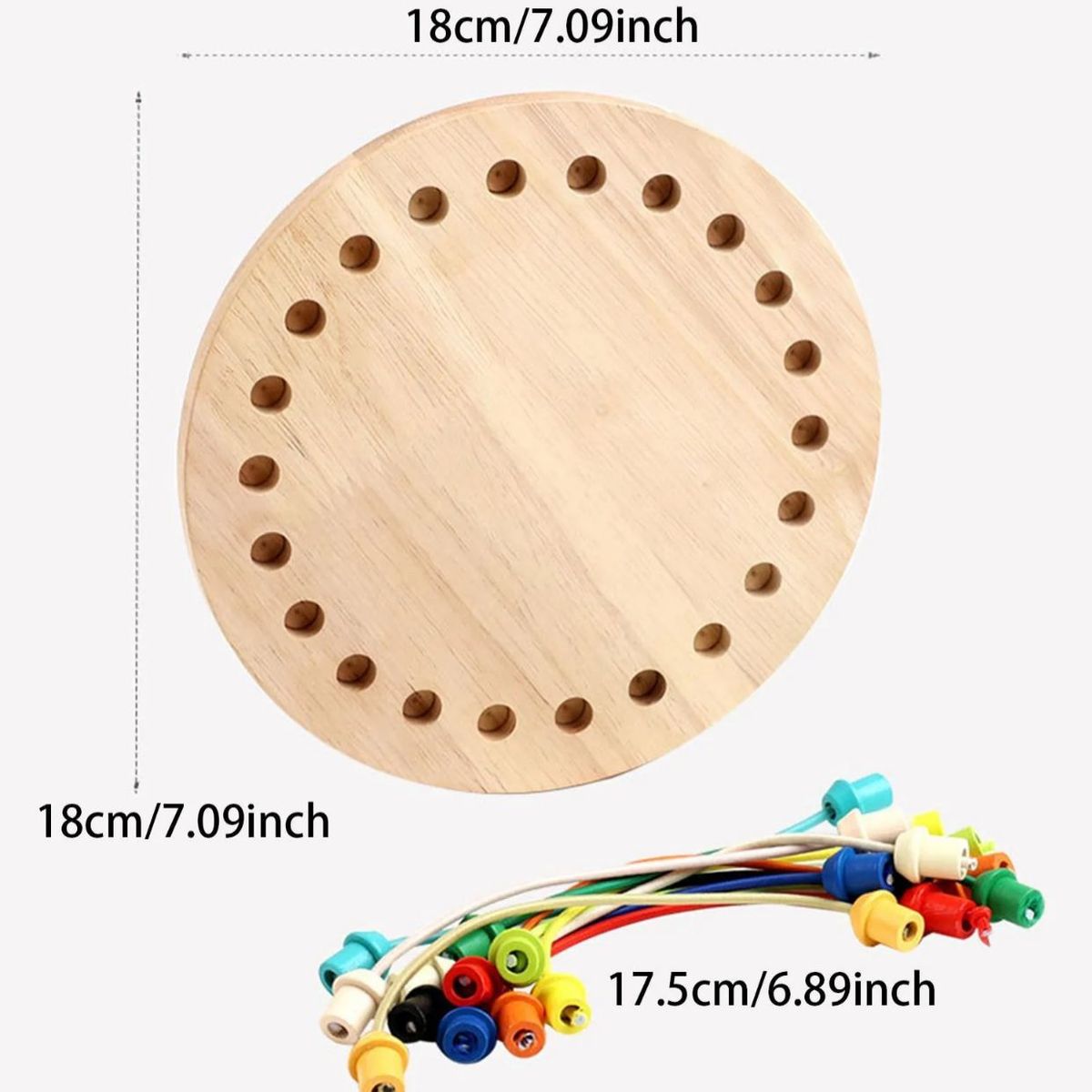 GENERICO - Juego Montessori Rompecabezas De Cuerdas Trenzadas