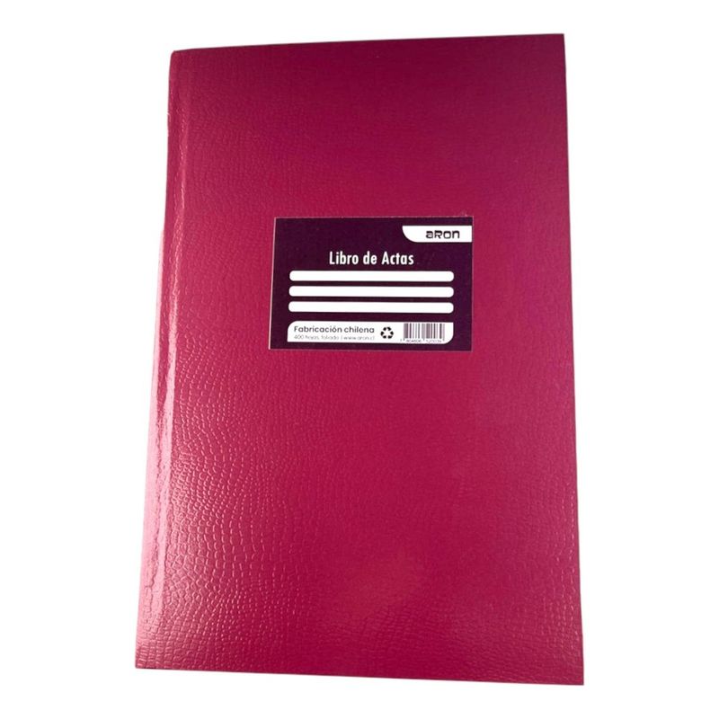 GENERICO - Libro De Actas 400 Hojas Lineal Foliado