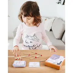 GENERICO - Juego Educativo De Palitos De Madera Estilo Montessori