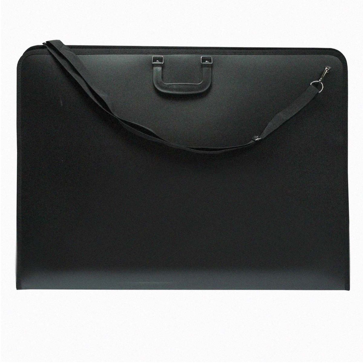 GENERICO - Maletín portafolios A2 con correa y bolsillo interno