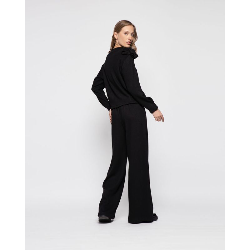 LUDOVICA - Sweater Mujer Cala Negro Ludovica