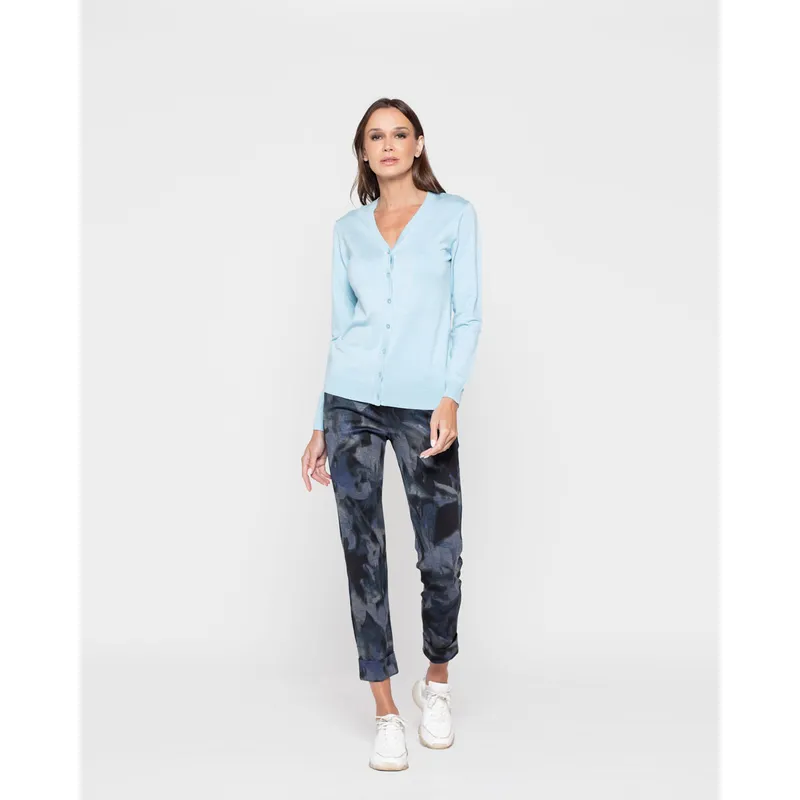 LUDOVICA - Sweater Mujer Calendula Celeste Ludovica