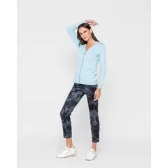 LUDOVICA - Sweater Mujer Calendula Celeste
