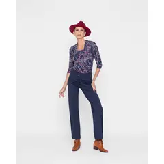 LUDOVICA - Sombrero Mujer Hibisco Rojo
