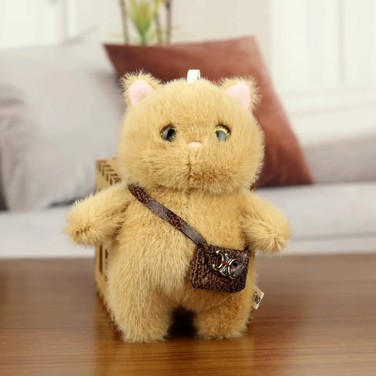 GENERICO - llavero  de peluche en forma de gatito tierno 13cm