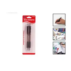 GENERICO - Set 6 Unidades De Lapices Boligrafos Negros