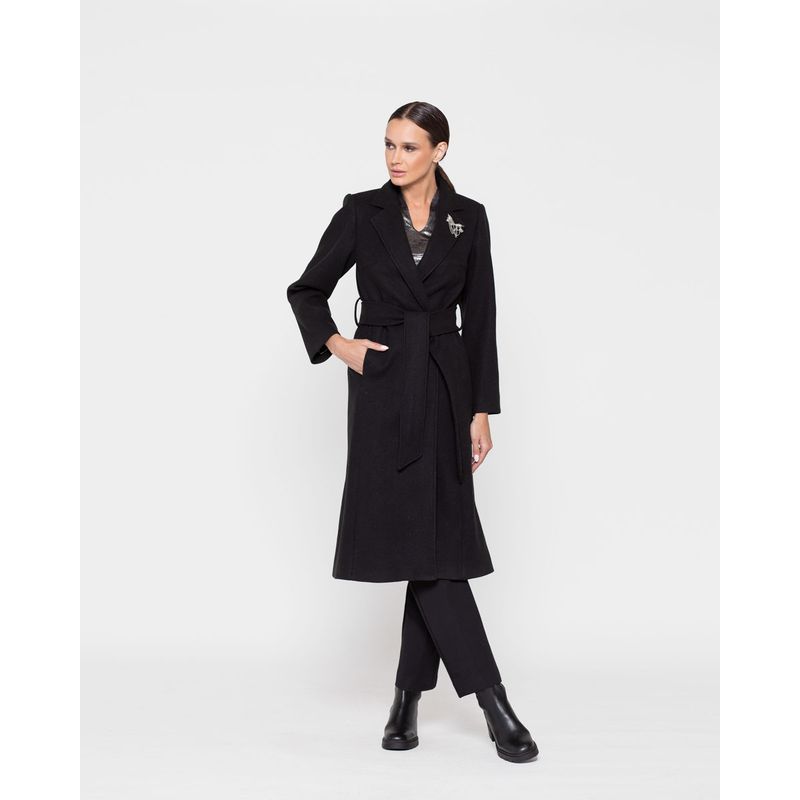 LUDOVICA - ABRIGO AMAPOLA NEGRO Ludovica