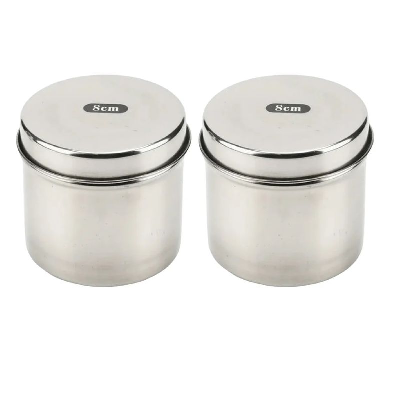 GENERICO - Algodonero Torulero 8cm Acero Inoxidable Pack X2