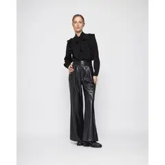 LUDOVICA - Blusa Mujer Verbena Negro
