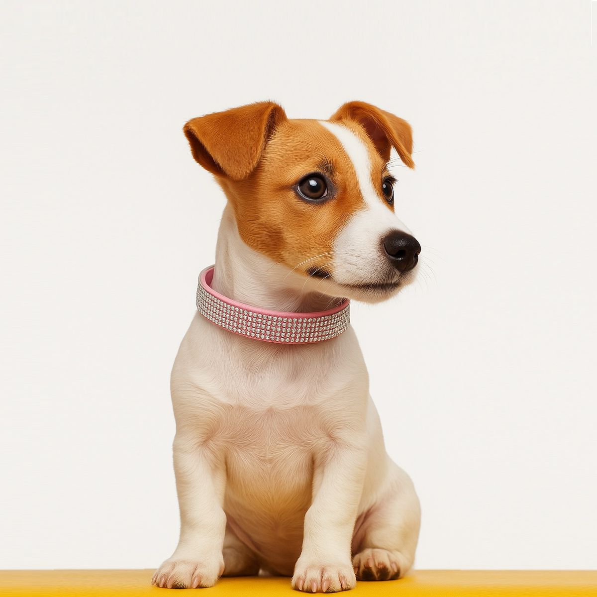 GENERICO - Collar con Brillantes para Perritas pequeñas o Gatas Glam 2XS