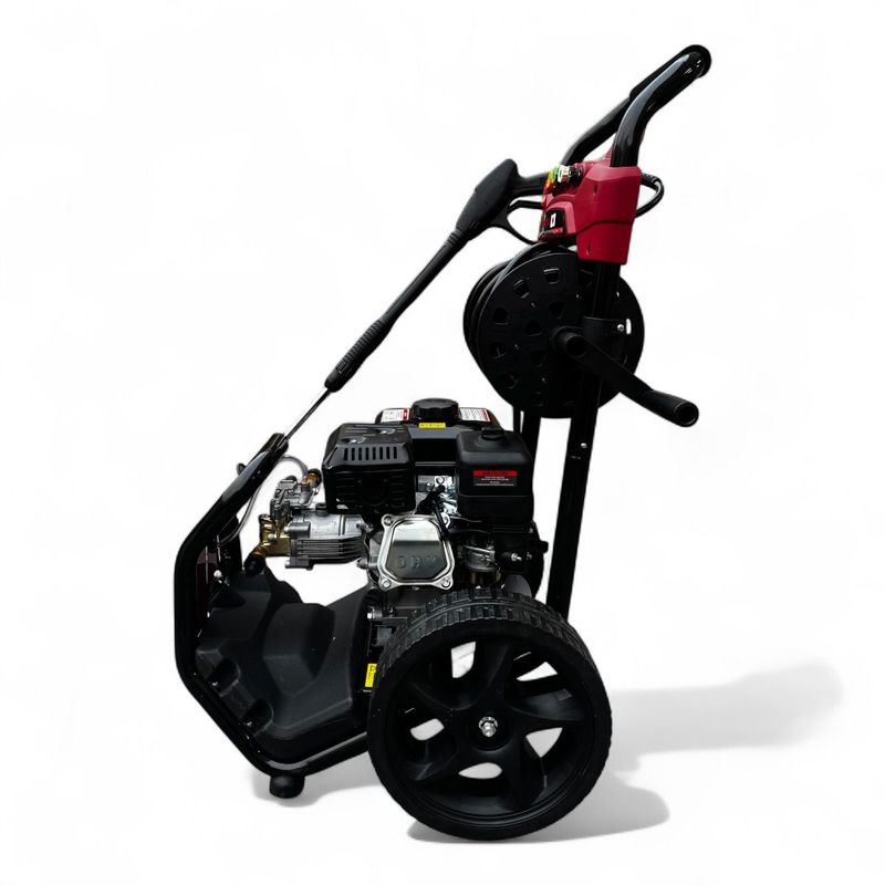 GENERICO - Hidrolavadora A Bencina 3200 Psi Max Con Motor 7Hp 170bar ROJO