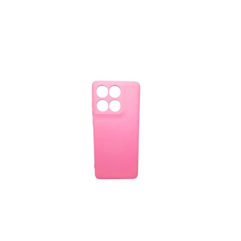 GENERICO - Carcasa Silicona Color Para Motorola EDGE 60 Fusión 5G - Rosado