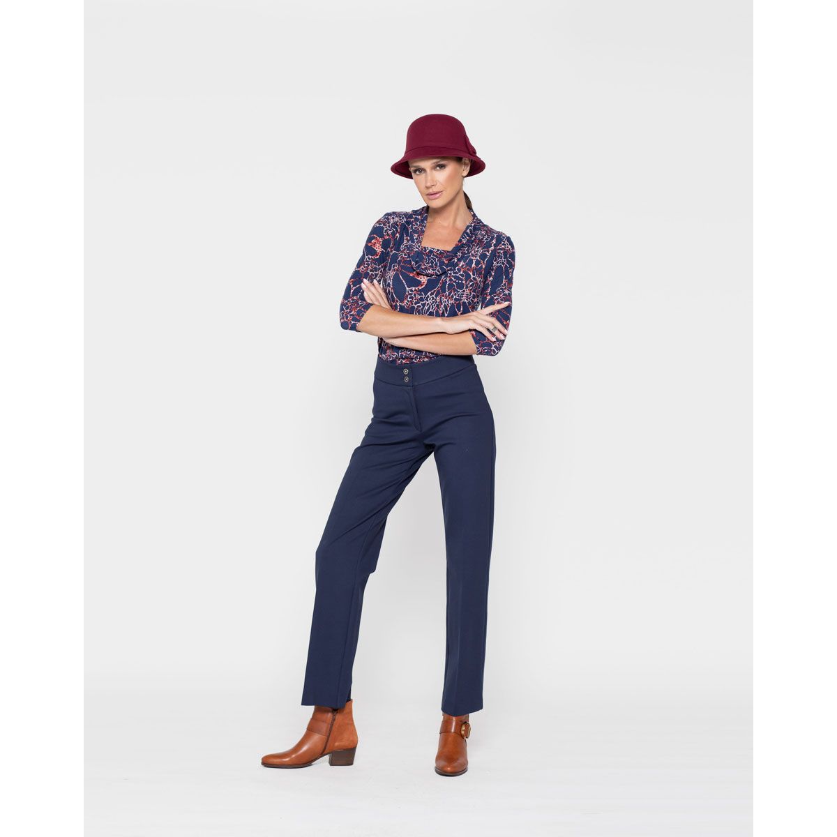 LUDOVICA - Sombrero Mujer Cala Rojo Ludovica